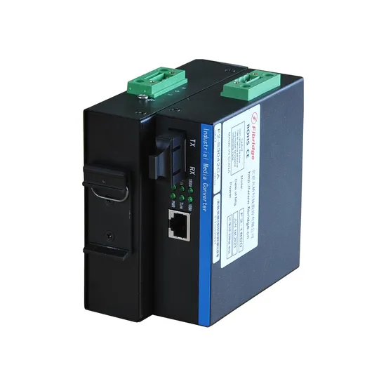 DIN-Rail Unmanaged 1-Port 1000m Fx + 1-Port 1000m Tx Industrial Switch