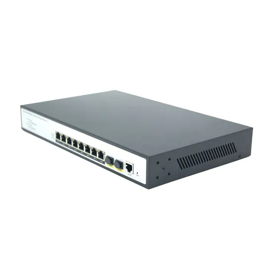 8 Ports 10/100/1000Mbps Managed Poe Switch with 2 Gigabit SFP