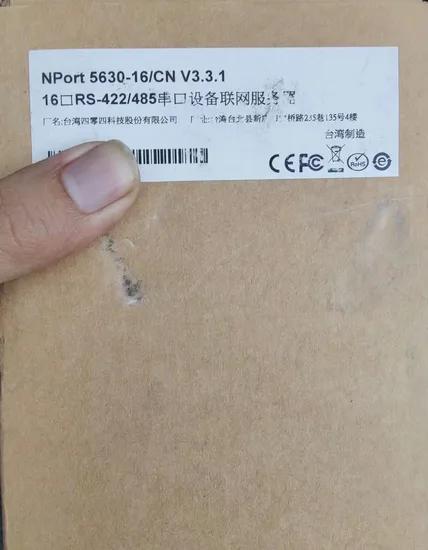 New Moxa Nport 5630-16 Serial Server Original Packaging