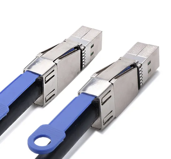 Shielded External HD SFF8644 to SFF8644 Mini SAS Cable