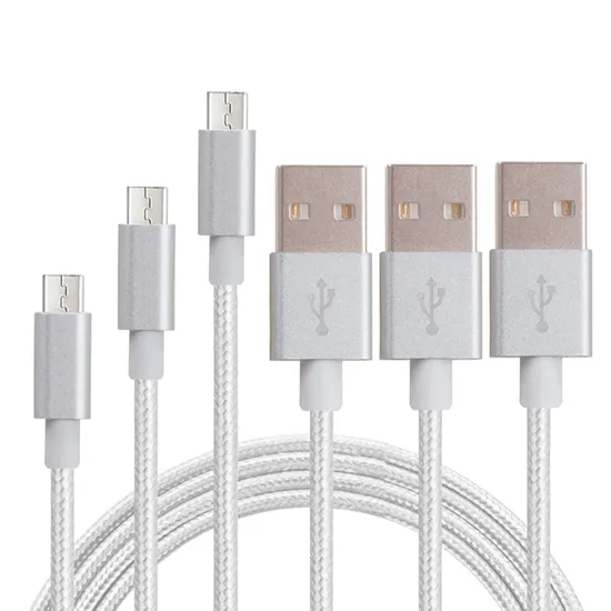 Nylon Braiding Micro/V8 USB Data Cable