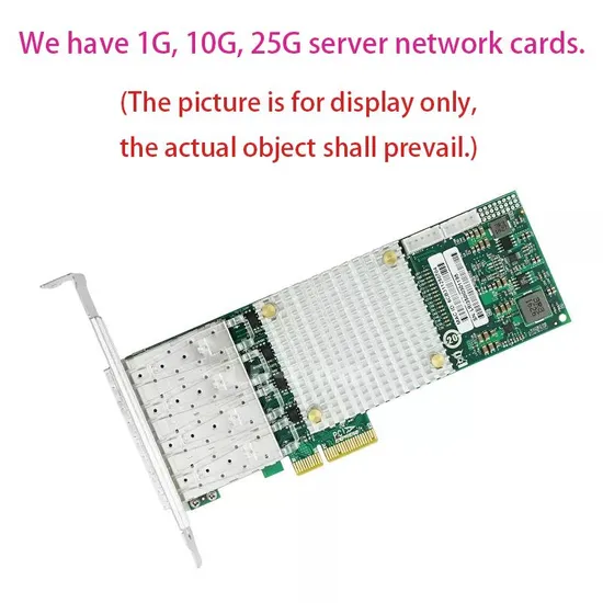 Server Ethernet Card Mellanox Cx4-Lx En 25GB Optical Port Dual Port SFP28 Pcie 3.0X8 Network Card