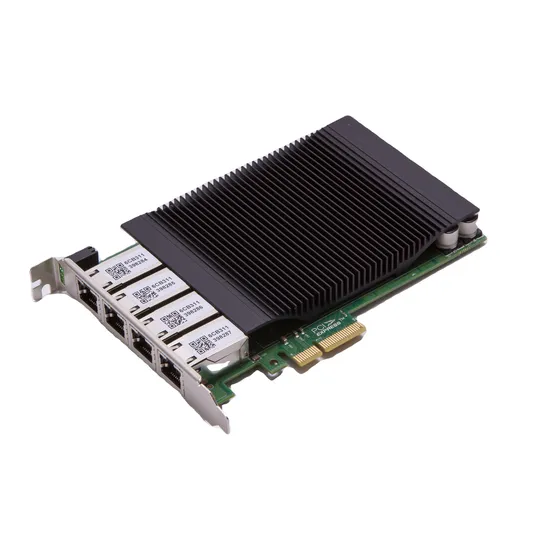 Gigabit Quad Port Copper Industry Poe Ethernet Card