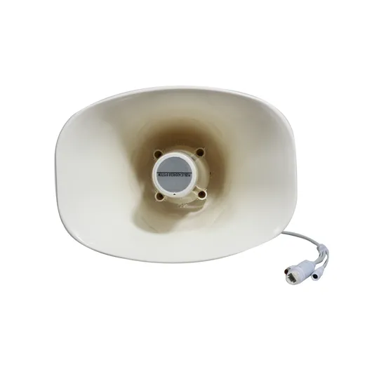 30W Built-in Class D Amplifier 12 to 24VDC Power Supply Horn Speaker Ideal for CCTV System Integration