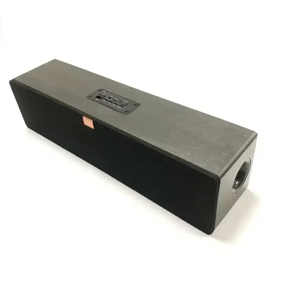 S7 Wooden Power Woofer Computer Desktop Boombox Wood Speaker Box