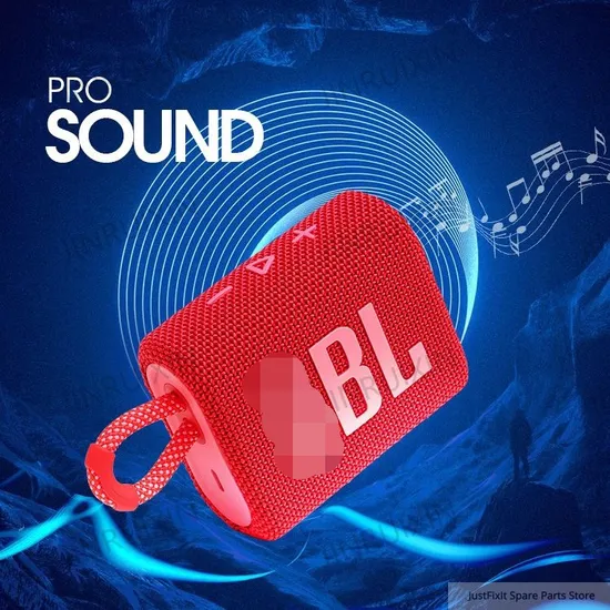 Manufacture Wholesale Wireless Speaker Mini Go 3 Portable Waterproof Speaker Fabric Sport Bass Sound for Outdoor Home