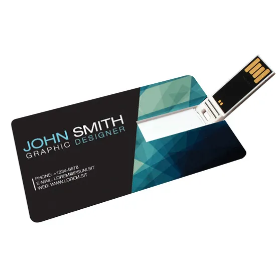 Wholesale Full Color Printing Credit Card USB Flash Drive