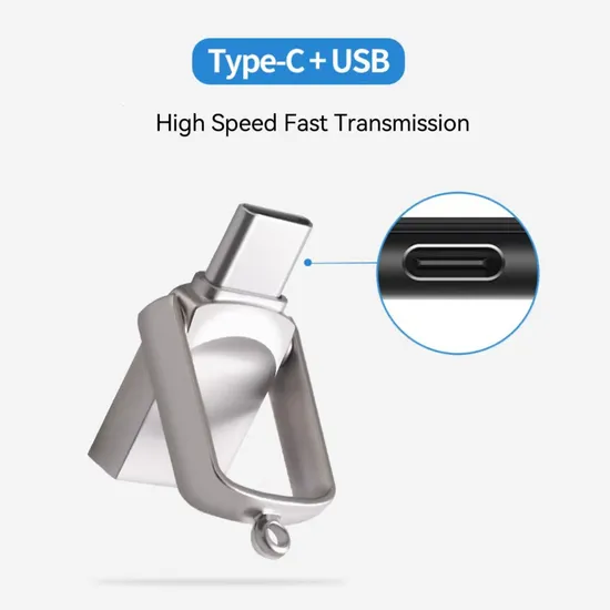 Wholesale Factory China Price Custom Type C 3.0 OTG 4GB 8GB 16GB 64GB 128GB USB Flash Disk Pen Drive Hard SSD Disk Case for Smartphone Laptop