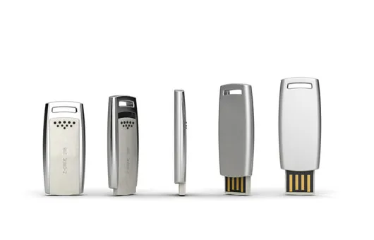 Slide Style Ultral Slim Mini USB Drive Metal Custom USB Flash Drive