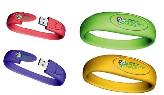 Silicone Wristband Bracelet USB Flash Disk