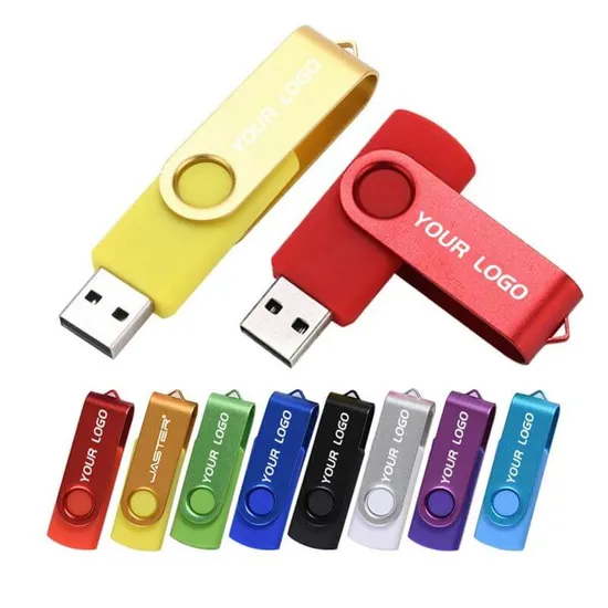 Custom Logo Promotional Swivel USB 2.0/3.0 USB Stick Memory