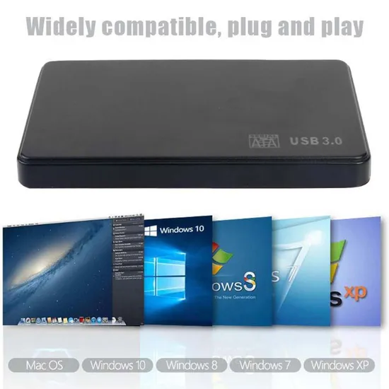 2.5" HDD Enclosure External Portable USB 3.0 2.5 Inch HDD Hard Disk Drive Case