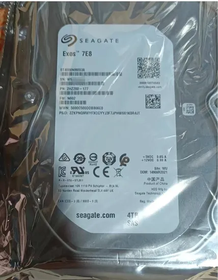 Original Seagate St4000nm000A Seagate 4t Enterprise Hard Drive 7200 Rpm 256m 3.5in Lff Enterprise Sas Hard Drive