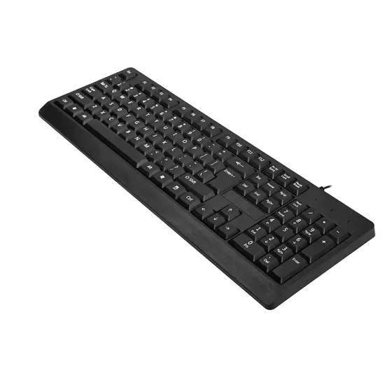 Computer Keyboard Laptop Classic USB Plug Play Wired Keyboard