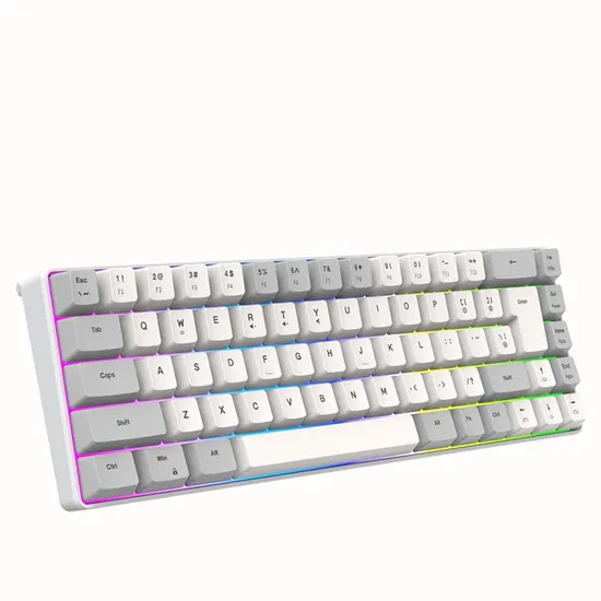K701 Key Line Separation 68 Keys Wired Mechanical Feel 60 Percent Keyboard