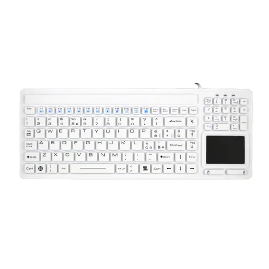 Reliable Medical Keyboard with Antivirus Protection and Number Pad