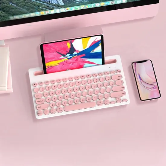 Transparent Wireless Bluetooth Keyboard, External Mobile Phone, Portable Wireless Keyboard