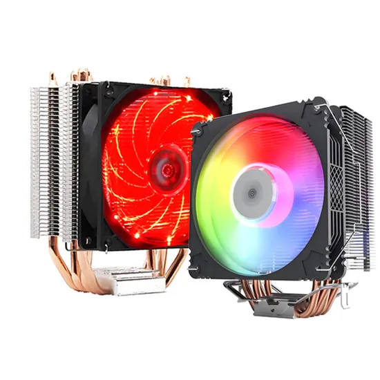 Custom Service Air Cooling Fan 6 Heat Pipes Aluminum CPU Cooler