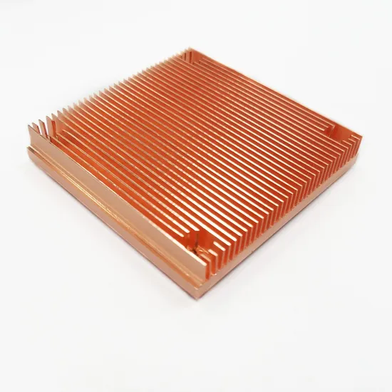 CPU Square Heatsink, Copper Skive Fin Heatsink