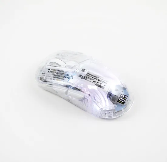2025 New Xunfox Xyh20 RGB Wireless Mouse Three-Mode Transparent RGB Mechanical Mouse Gaming Esports Silent Mouse Wireless