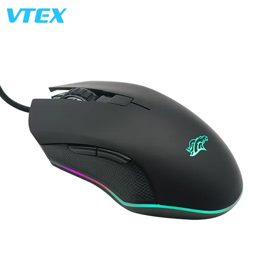 Home Computer Laptop Gamer Using USB Wired 7 Colors RGB Mouse Gaming