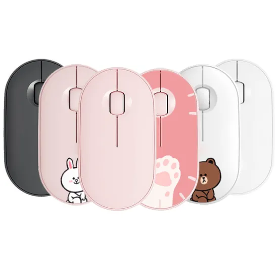 Pebble Mute Mouse Can Make Logo Color Pattern