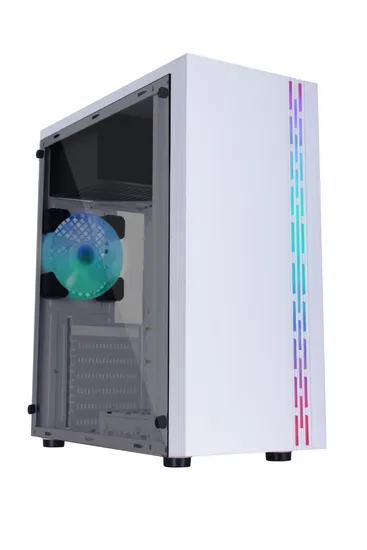 PC for Gaming Desktop ATX PC Tower with Tempered Glass Side Panel