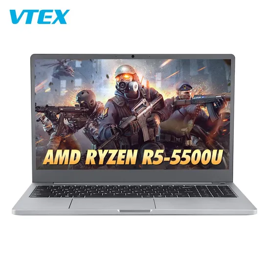 Custom Gaming Notebook Laptop with 4.0 GHz AMD R5 5500u Processor Gamer 15.6" 8GB/16GB RAM 256GB/512GB/1tb Laptop