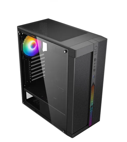Free Design ODM PC Hardware Computer Case with Lighting Strip