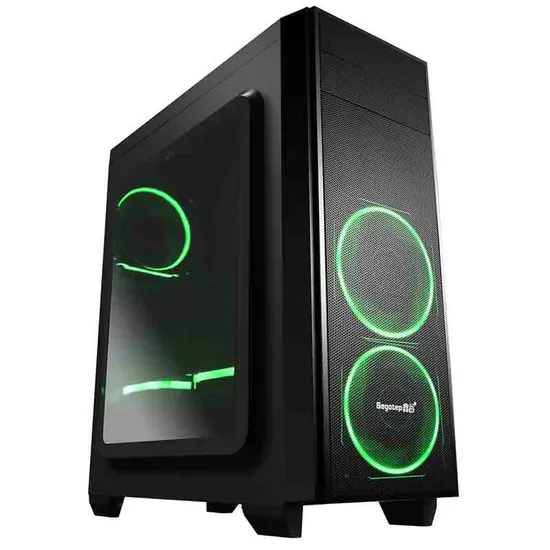 Powerful Cooling System Installed Tower Gaming Computer Case