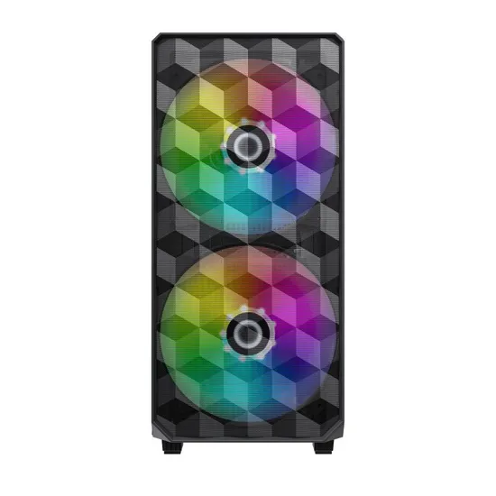 Gaming Computer Case with Front Full Mesh Style Design