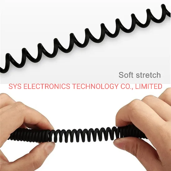 Type-C Micro Charging USB Data Cable Android Micro/Type-C USB Spring Cable for Car Charger