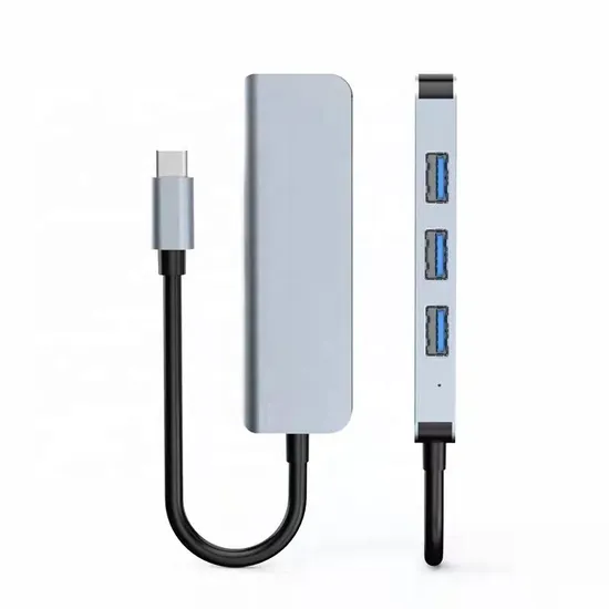 Best Selling USB 3.0 Port Pd 4K Port USB Hub Audio Transfer 4 in 1 Adapter