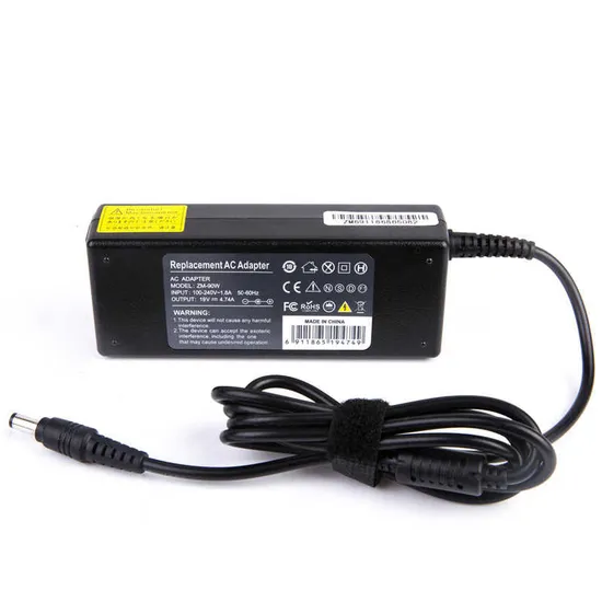 Amazon Hot Selling Laptop Charger for Toshiba Laptop Adapter 90W 19V 4.74A
