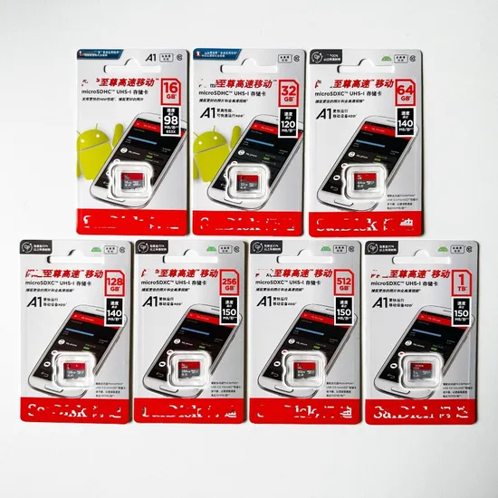 Original Sandik SD Card 256GB 1tb High Speed Full Capactive Memory Card