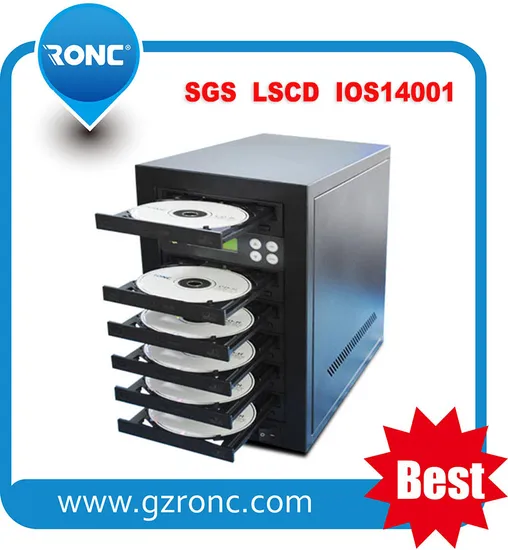 High Effective Burner 1 in 5PCS DVD Duplicator Tower