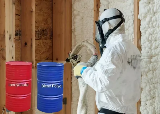 System Blend Polyols for Building Insulation Open Cell Spray Foam Polyurethane Foam