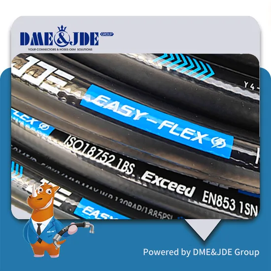 Steel Wire Braid Hydraulic Hose SAE 100r1at/ En853 1sn Hydraulic Rubber Hose