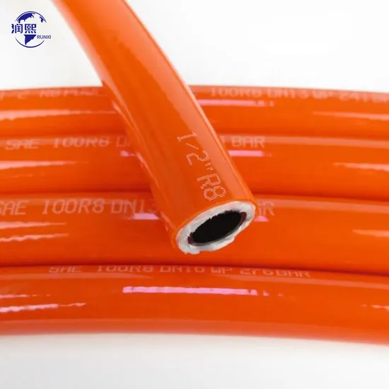 Custom Colors SAE 100 R7/R8 Thermoplastic Nylon PU Rubber Hydraulic Hose