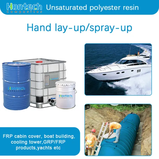 Good Chemical Resistance Unsaturated Polyester Resin for Lamination Hand Lay-up GRP Tubes