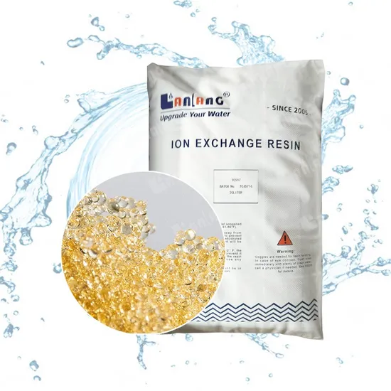 Lanlang Industry Water Treatment Cation Resin Uniform Particle Size Water Softening Ion Exchange Resin