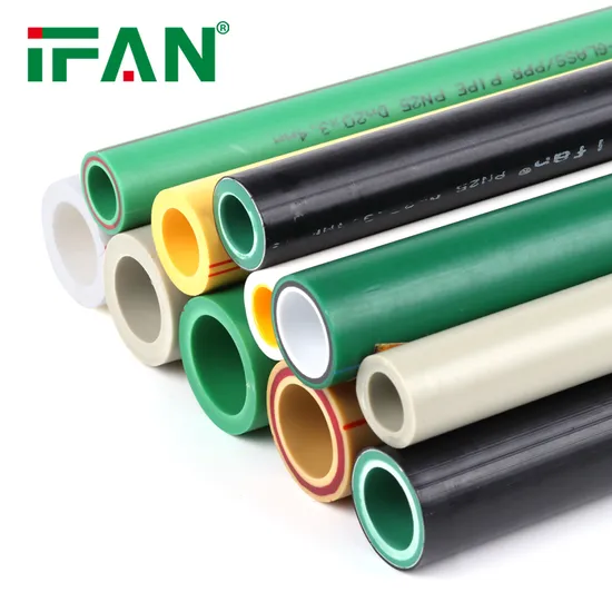 Ifan Plastic 20-110mm Customized Color Plumbing PPR Water Pipe Green PPR Pipe