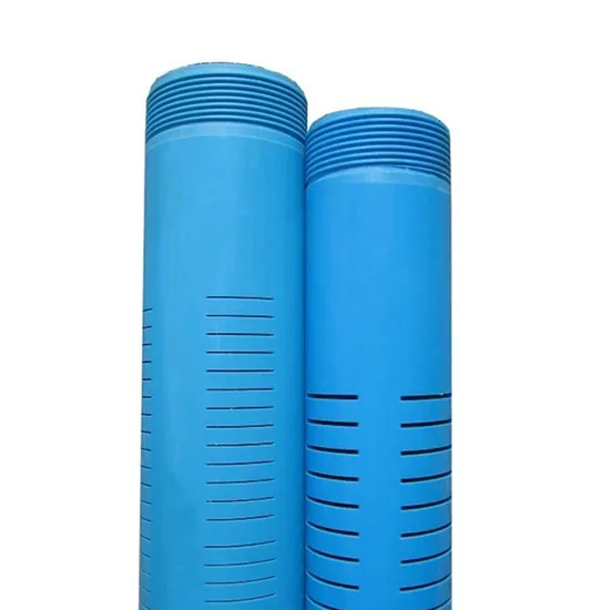 Well Casing Water Pipes Inch and Slotted 4 Threaded Deep UPVC Price 6 with 1 Drop for 2 Thread Schedule 8 140mm PVC Screen Pipe