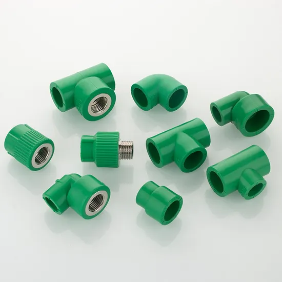 Yfen Gactory All Types DIN Standard Pn25 Green and White Plastic Brass Insert for Water Supply Union Clip Tee Elbow Valve Reducer PPR Pipe Fittings