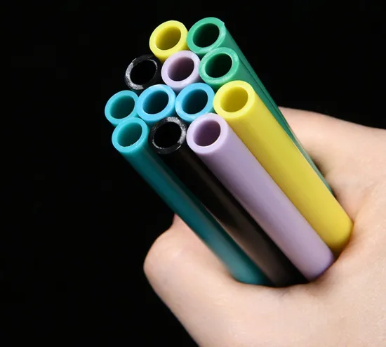 Hot Sales Plastic Pipe ABS/PVC Tube Pink / Green / Yellow / Black Color