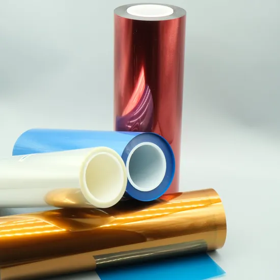 Transparent Pet Film for Adhesive Label Material Label Liner