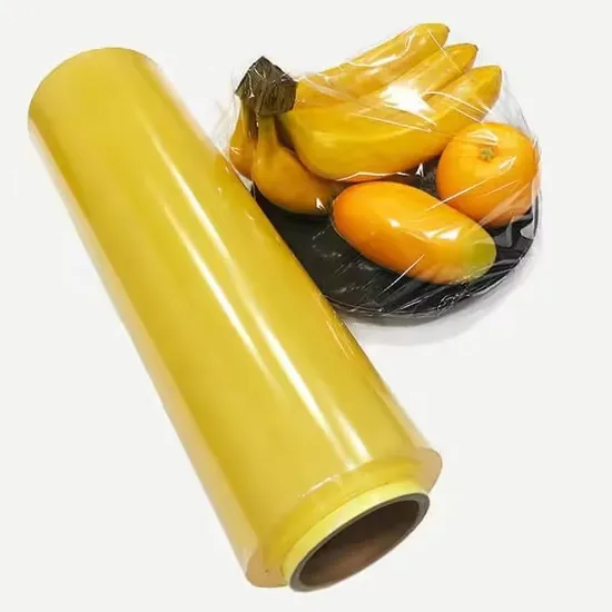 PVC Cling Film Food Transparent Film Water Soluble Soft Plastic Wrap Food Packaging