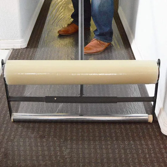 European Standard Fire Retardant Carpet Protective Film Milky White Carpet Film