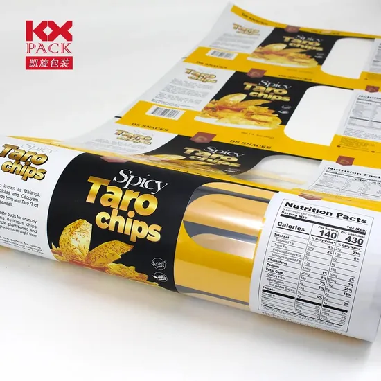 Custom Print Plastic Film Food Packaging Film Food Film Roll