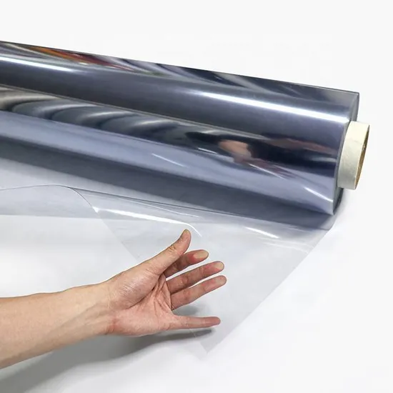 Wholesale Price Rigid Transparent PVC Sheets Moisture Proof Glossy Film Roll